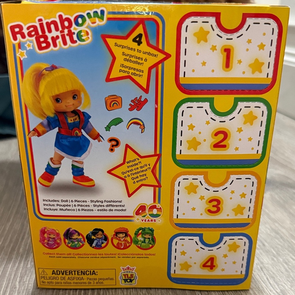 Rainbow Brite Doll with Yellow Hair and Blue Dress surprise doll - Picture 2 of 5